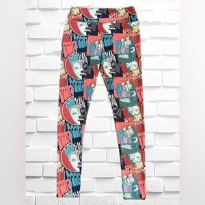 LuLaRoe One Size Disney Villains Leggings • Evil Queen “Split Personality” NWOT